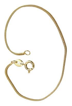 Cód.: CR0031 18 P Pulseira feminina folheada a ouro